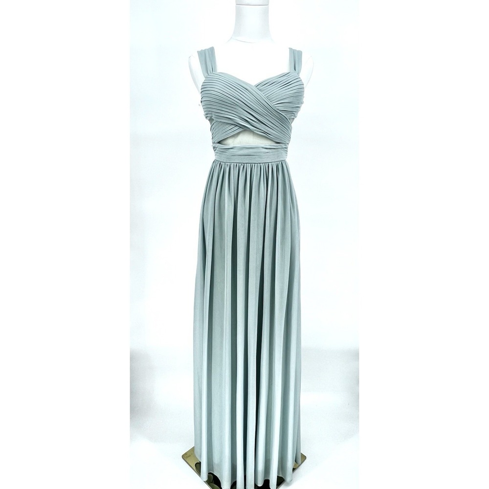 BIRDY GREY NWOT ELSYE DRESS, MESH SAGE, XS BRIDESMAID‎ PROM ELEGANT LONG - Picture 3 of 16